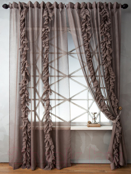 Изображение товара Комплект штор Pasionaria Иви 280x240 (коричневый)