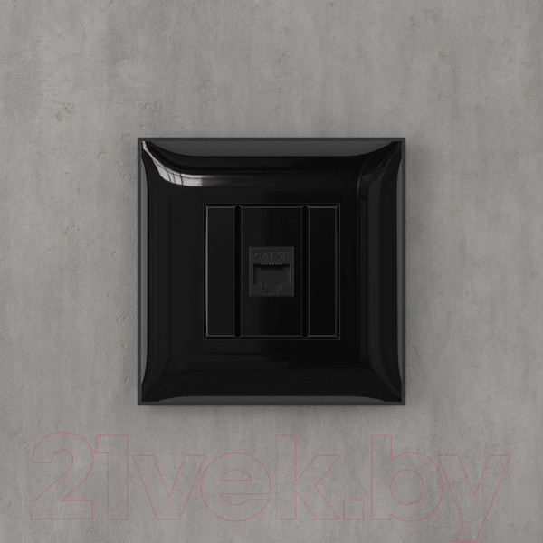 Изображение товара Розетка DKC Avanti RJ-45 / 4402663 (черный квадрат)