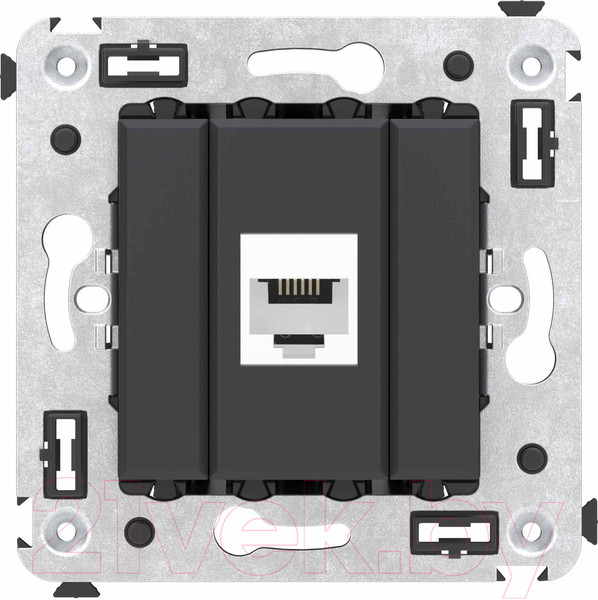 Изображение товара Розетка DKC Avanti RJ-12 / 4412613 (черный матовый)