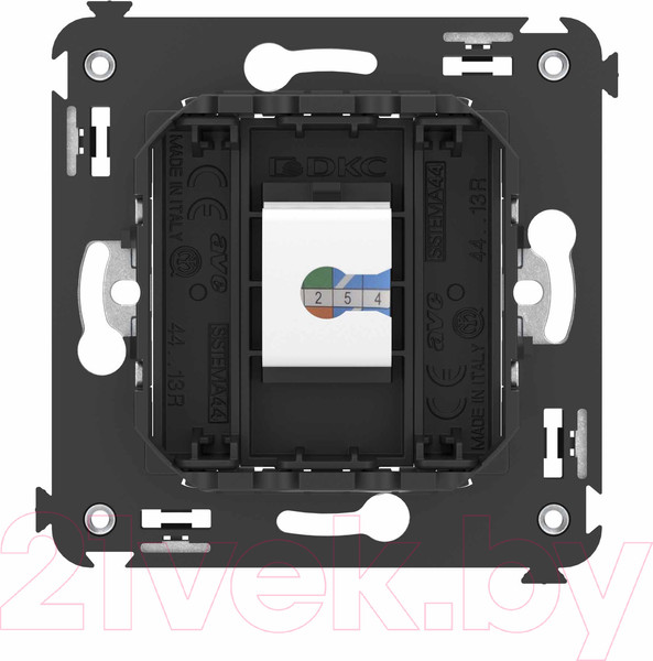 Изображение товара Розетка DKC Avanti RJ-12 / 4412613 (черный матовый)