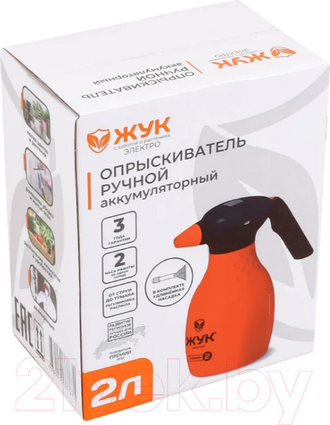 Изображение товара Опрыскиватель аккумуляторный Жук Классик ОА-2 / 7671-00 (2л)