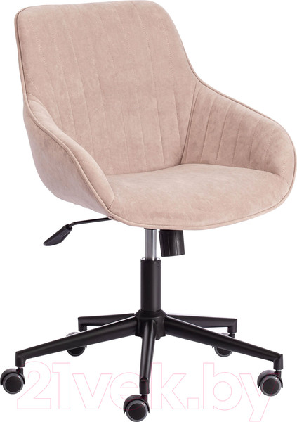 Изображение товара Кресло офисное Tetchair Dublin велюр Clermon (бежевый 40)