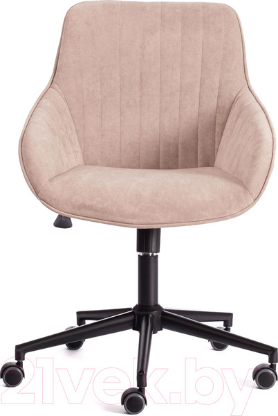 Изображение товара Кресло офисное Tetchair Dublin велюр Clermon (бежевый 40)