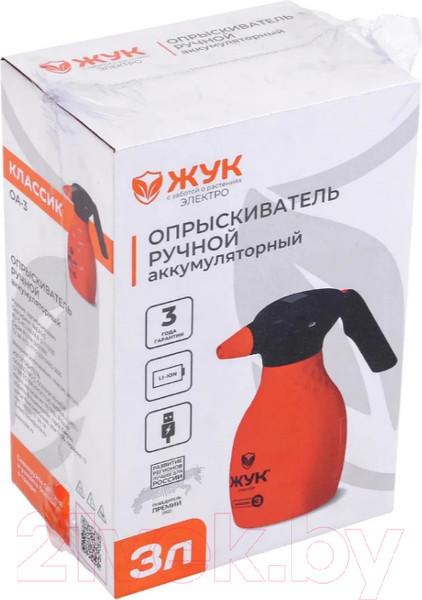 Изображение товара Опрыскиватель аккумуляторный Жук Классик ОА-3 / 7688-00
