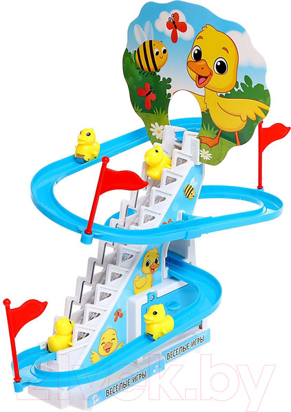 Изображение товара Развивающий игровой набор Zabiaka Уточки на лесенке / 9418734