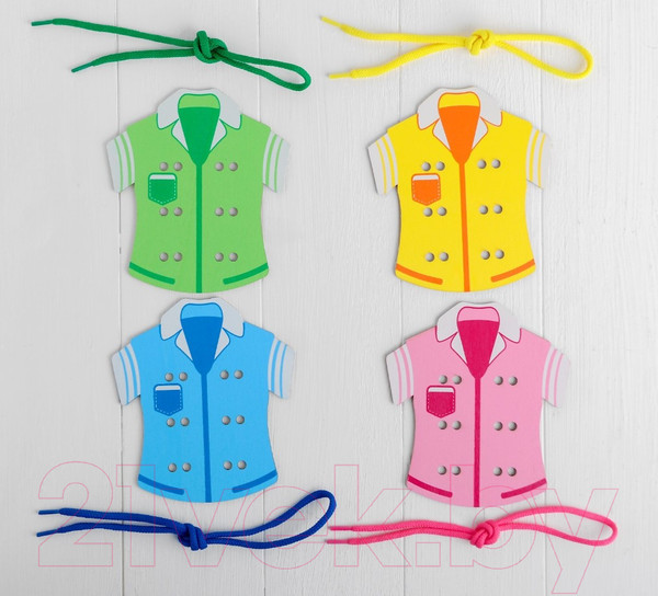 Изображение товара Развивающий игровой набор Sima-Land Пришей пуговку / 4704506