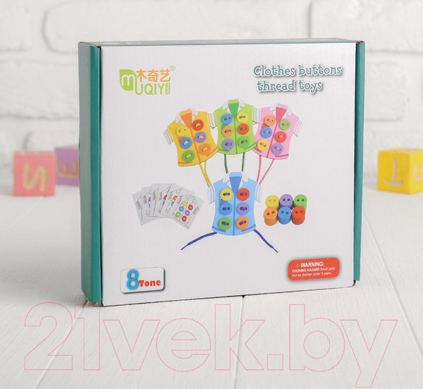 Изображение товара Развивающий игровой набор Sima-Land Пришей пуговку / 4704506