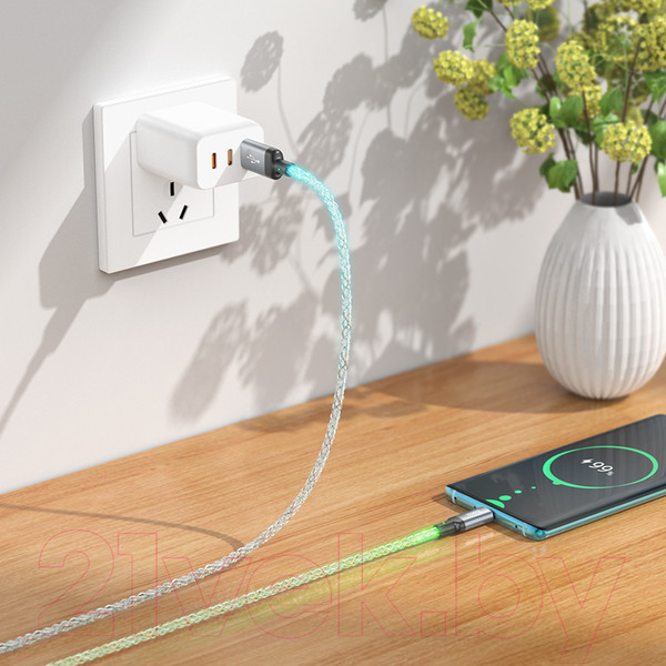 Изображение товара Кабель Hoco U112 Type-C (1м, серый)