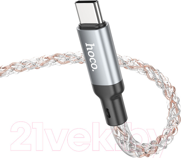 Изображение товара Кабель Hoco U112 Type-C (1м, серый)