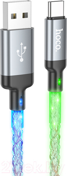 Изображение товара Кабель Hoco U112 Type-C (1м, серый)