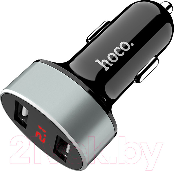 Изображение товара Адаптер питания автомобильный Hoco Z26 (черный)