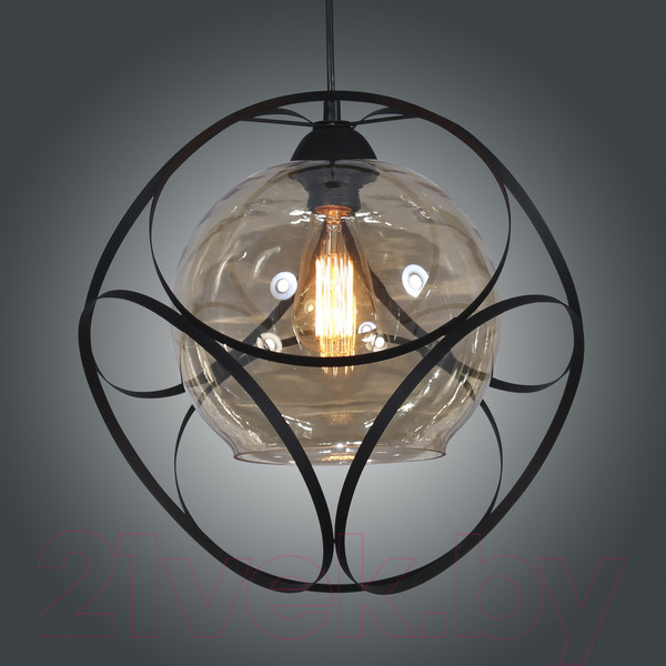 Изображение товара Потолочный светильник Элетех Романо 213 НСБ 01-60-183 Е27 / 1005405229 (черный муар)