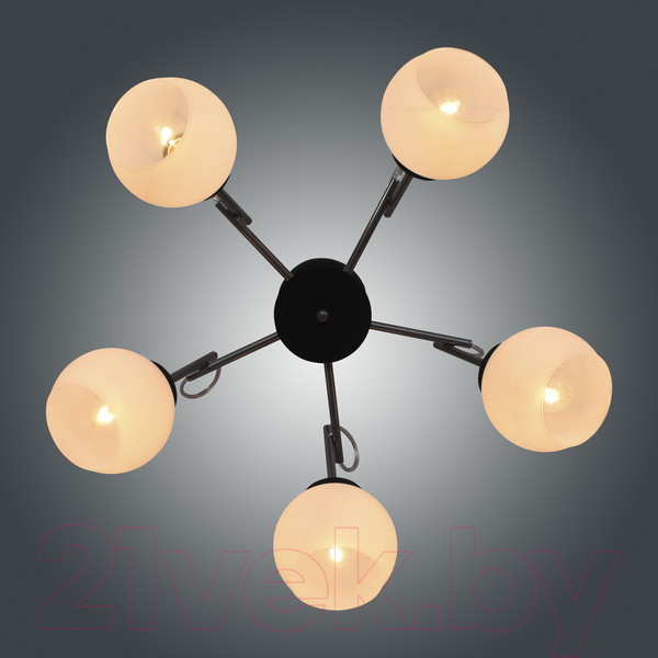 Изображение товара Люстра Элетех Блюз 151 НПБ 01-5x60-163 Е27 / 1005405225 (черный хром)