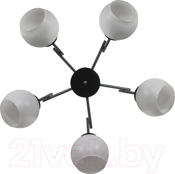 Изображение товара Люстра Элетех Блюз 151 НПБ 01-5x60-163 Е27 / 1005405225 (черный хром)