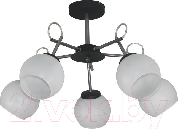 Изображение товара Люстра Элетех Блюз 151 НПБ 01-5x60-163 Е27 / 1005405225 (черный хром)
