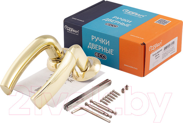 Изображение товара Ручка дверная Нора-М AL 23А (золотой)