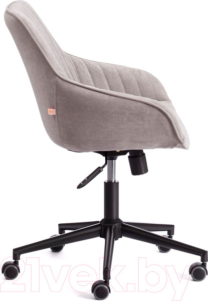 Изображение товара Кресло офисное Tetchair Dublin велюр Clermon (светло-серый 60)