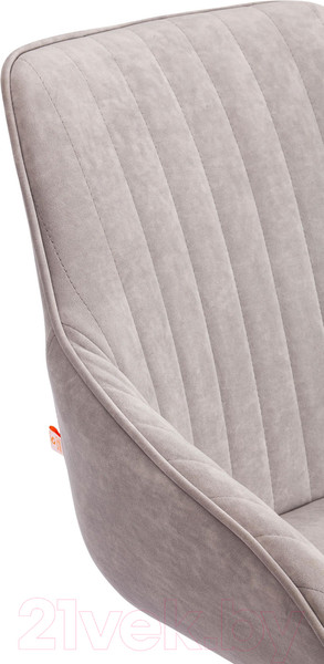 Изображение товара Кресло офисное Tetchair Dublin велюр Clermon (светло-серый 60)