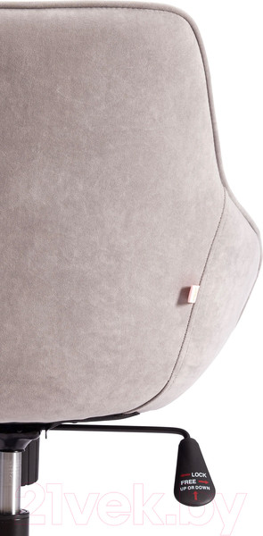Изображение товара Кресло офисное Tetchair Dublin велюр Clermon (светло-серый 60)