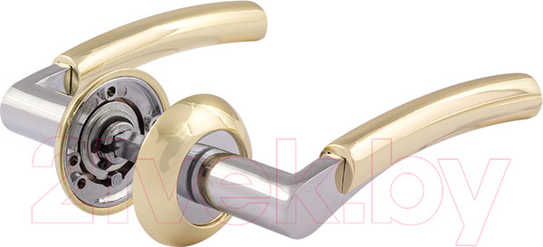 Изображение товара Ручка дверная Нора-М AL 99А (золотой/хром)