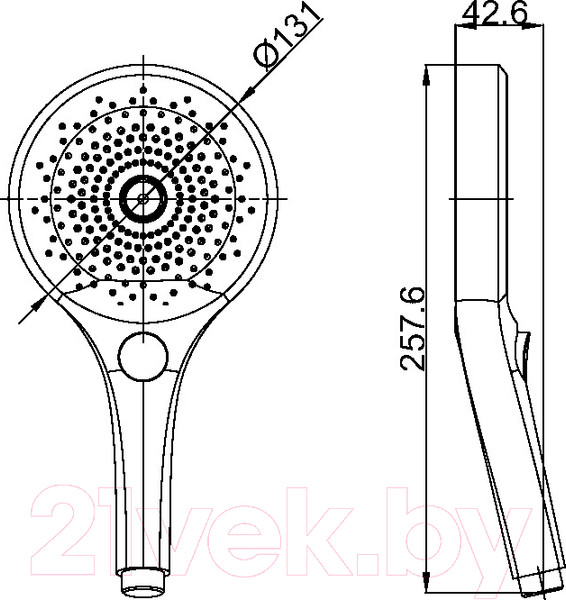Изображение товара Лейка ручного душа Maxonor Pure Life PL19-6