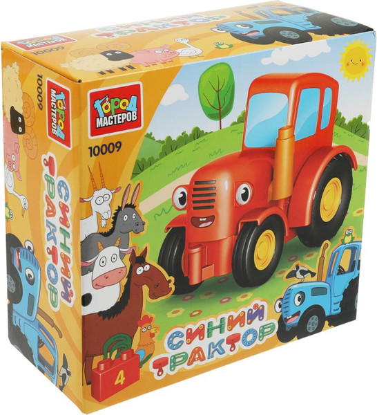 Изображение товара Конструктор Город мастеров Трактор / 10009-GK (красный)