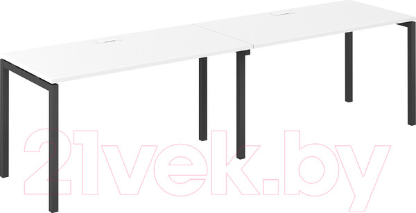 Изображение товара Комплект письменных столов Norden 240x60x75 / SG.221.WH.44.AN (антрацит/белый)