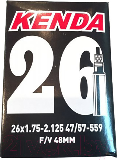 Изображение товара Камера для велосипеда Kenda 26x1.75-2.125 F/V 48мм / 511290