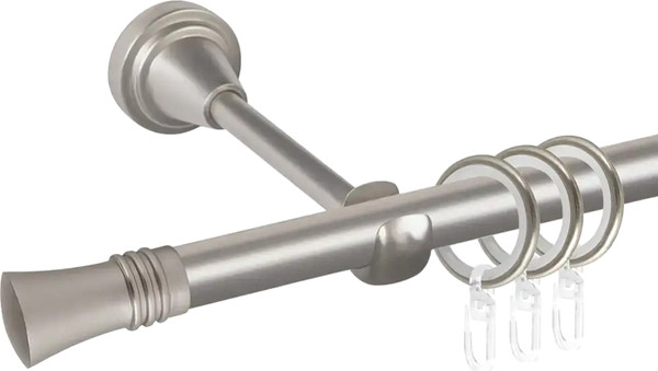 Изображение товара Карниз для штор АС ФОРОС Prime D16Г + наконечники Арига (2.4м, сатин)