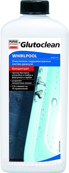 Изображение товара Чистящее средство для ванной комнаты Pufas Glutoclean Для гидромассажных систем (1л)