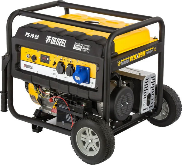 Изображение товара Транспортировочный комплект для генератора Denzel PS / 946725 (колеса и ручки)