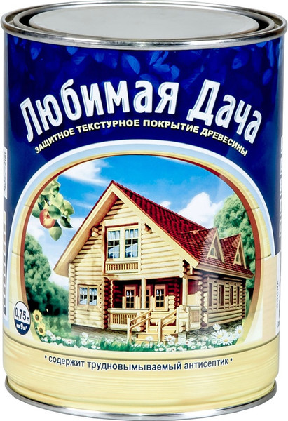 Изображение товара Защитно-декоративный состав Любимая дача Для дерева (750мл, тик)