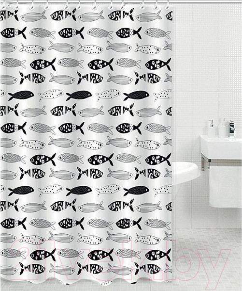 Изображение товара Шторка-занавеска для ванны Rosenberg RPE-730018