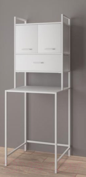 Изображение товара Стеллаж Style Line Stella 60/2П/Я/Ш (2 полки, ящик, шкаф)