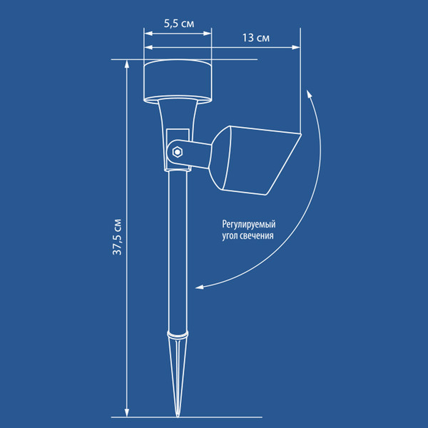 Изображение товара Светильник уличный Uniel USL-C-690/MT375 Spot / UL-00001686