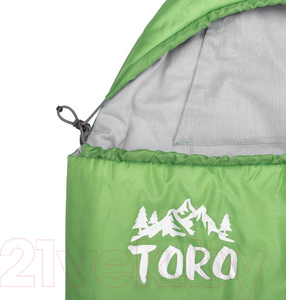 Изображение товара Спальный мешок Helios Toro Wide 200L 220x90 / T-HS-SB-TW-200L (салатовый)