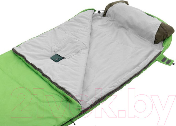 Изображение товара Спальный мешок Helios Toro Wide 200L 220x90 / T-HS-SB-TW-200L (салатовый)