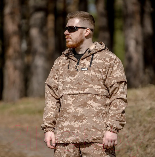 Изображение товара Костюм для охоты и рыбалки Helios Стоп-клещ (р-р 60-62/182, бежевый пиксель)