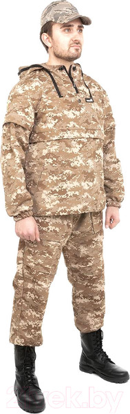 Изображение товара Костюм для охоты и рыбалки Helios Стоп-клещ (р-р 60-62/182, бежевый пиксель)