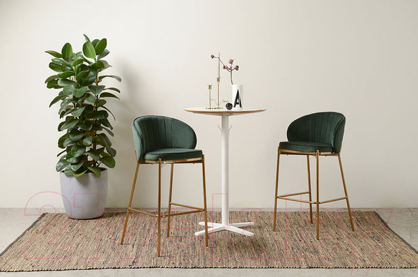 Изображение товара Стул барный Bergenson Bjorn Coral / BEBA-CO10888 (темно-зеленый)