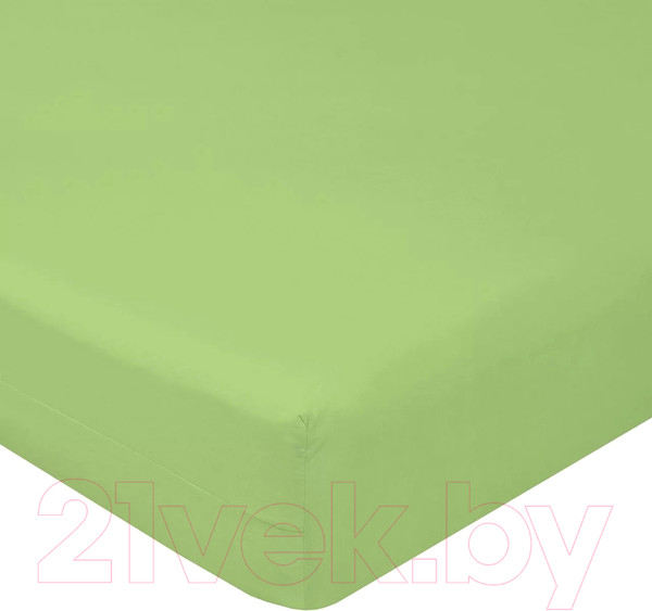 Изображение товара Простыня Luxsonia Поплин на резинке 200x200 / Мр0040-16 (мохито)