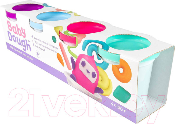 Изображение товара Набор для лепки Baby Dough BD016 (4цв)