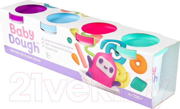 Изображение товара Набор для лепки Baby Dough BD016 (4цв)