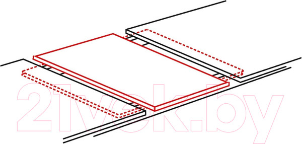 Изображение товара Обеденный стол Signal Presto 140-218x80 (дуб артизан/черный)