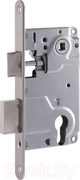 Изображение товара Корпус врезного замка Нора-М 25-85 (матовый никель)
