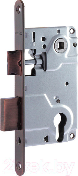 Изображение товара Корпус врезного замка Нора-М М 25-85 (старая медь)