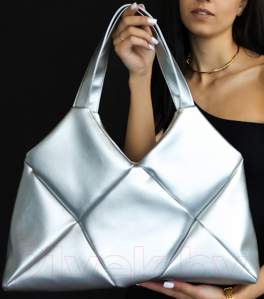 Изображение товара Сумка MT.Style Ромбы (серебристый)