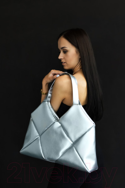 Изображение товара Сумка MT.Style Ромбы (серебристый)