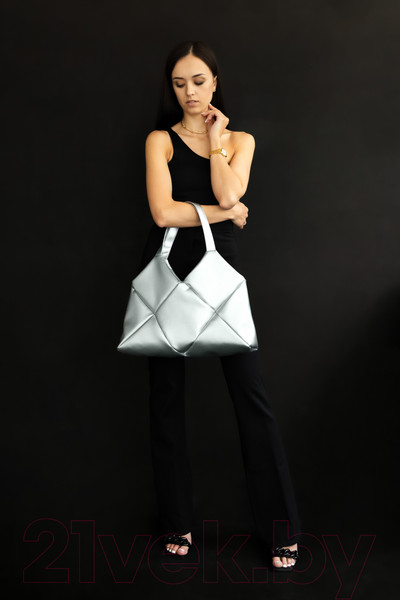 Изображение товара Сумка MT.Style Ромбы (серебристый)