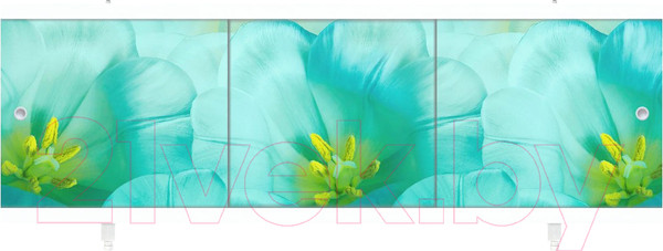 Изображение товара Экран для ванны МетаКам Ультралегкий Арт 1.68 (цветочная история)